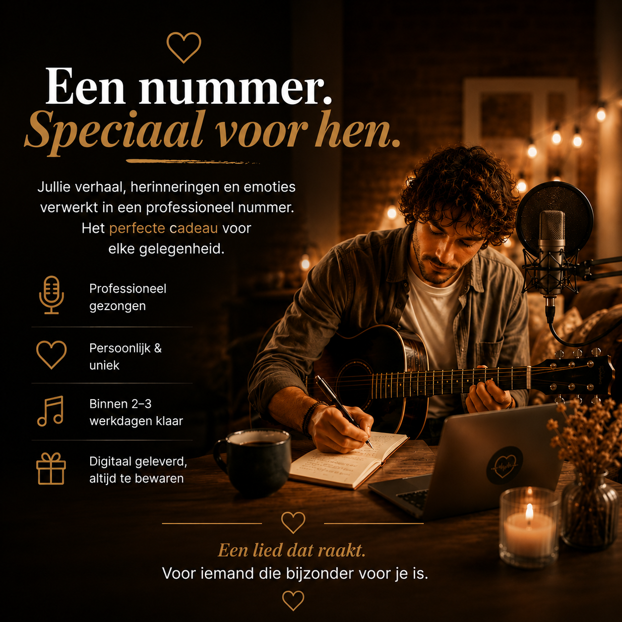 Jouw Verhaal Verwerkt in een Persoonlijk Lied